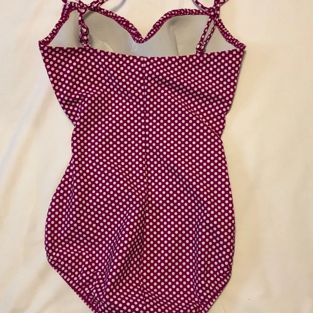 Magicsuit Purple Polka Dot One-Piece Swimsuit